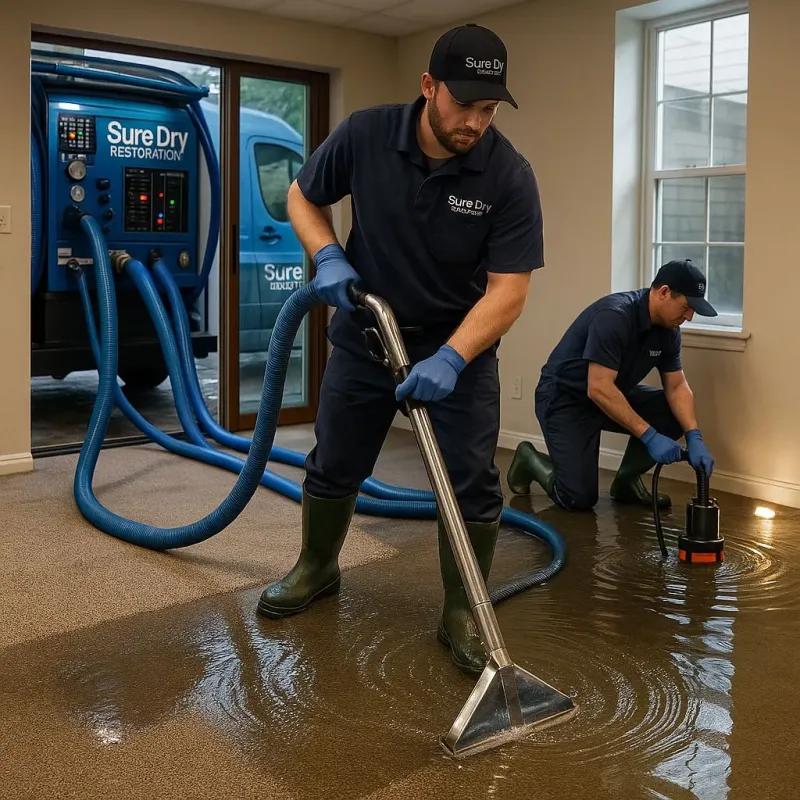 Water Extraction and Removal process in Bakerstown, PA